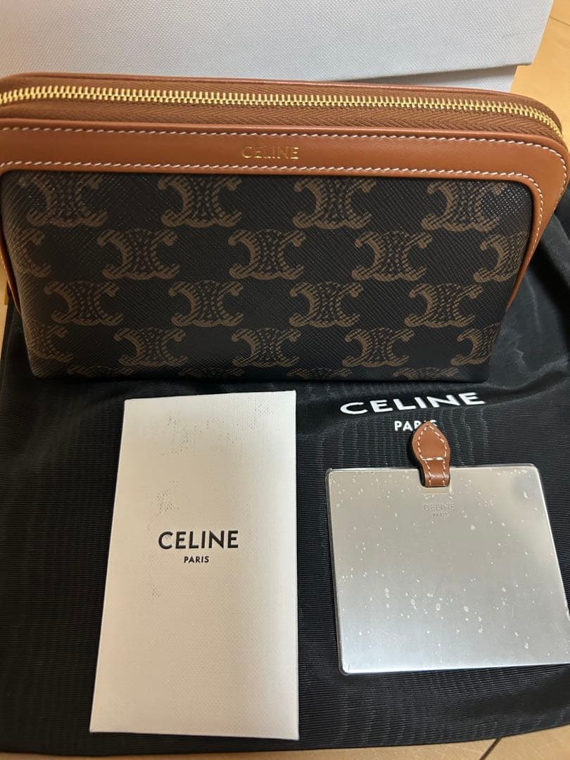 CELINE セリーヌ　コスメティックリップスティックポーチ　メイクポーチ