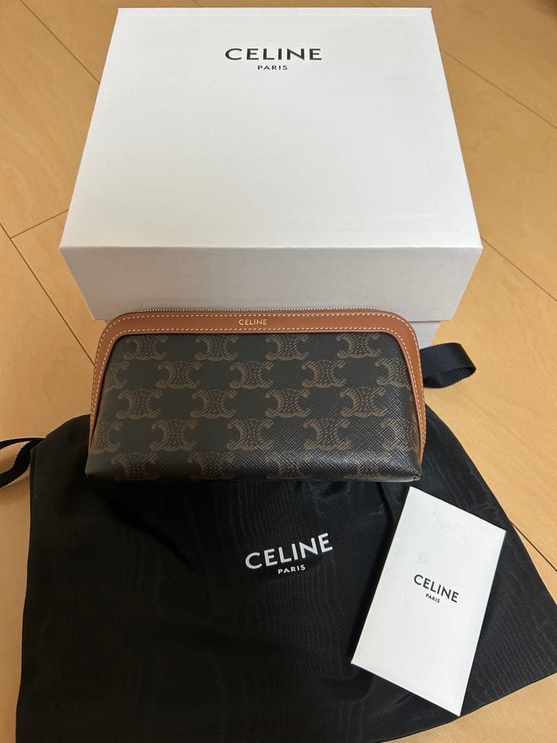 CELINE セリーヌ　コスメティックリップスティックポーチ　メイクポーチ
