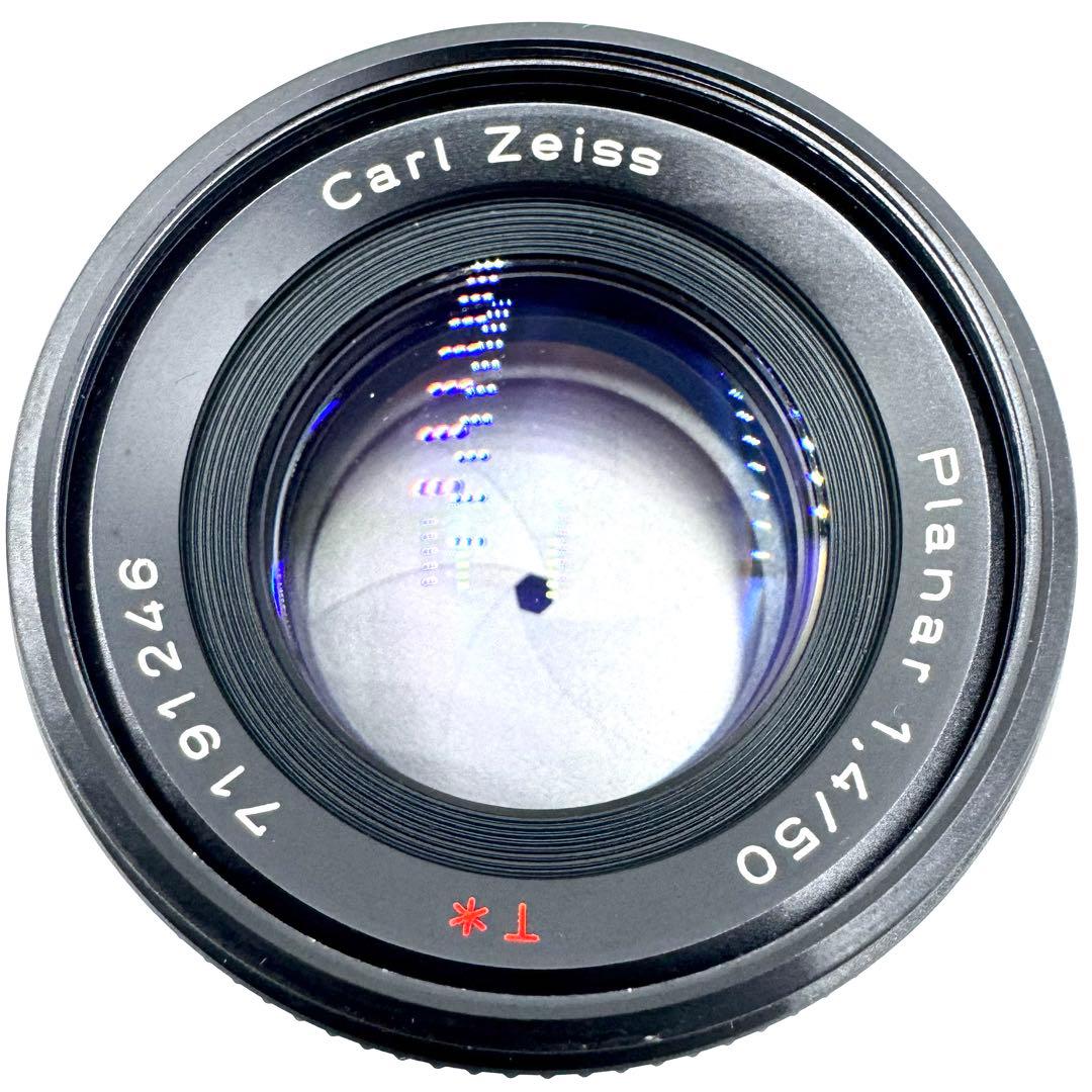 完動品 CONTAX Planar T* 50mm F1.４ MMJ 単焦点
