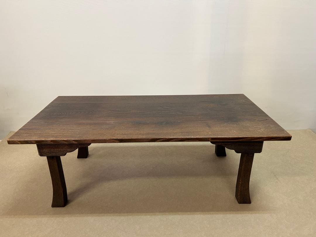 無垢材　ちゃぶ台　折り畳みテーブル　ローテーブル