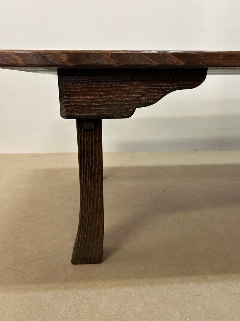 無垢材　ちゃぶ台　折り畳みテーブル　ローテーブル