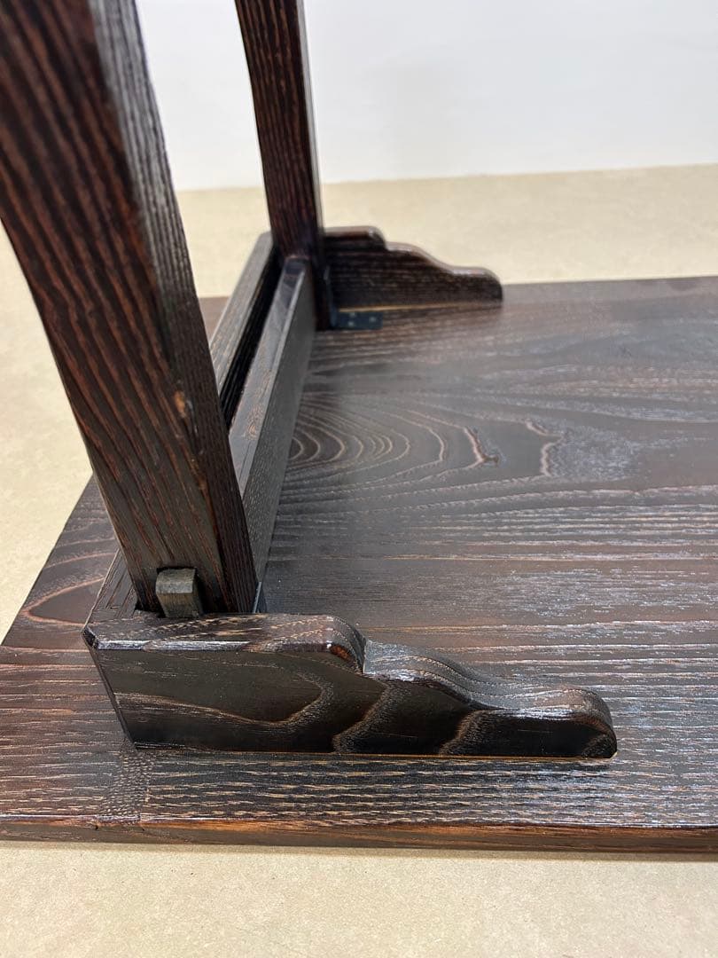 無垢材　ちゃぶ台　折り畳みテーブル　ローテーブル