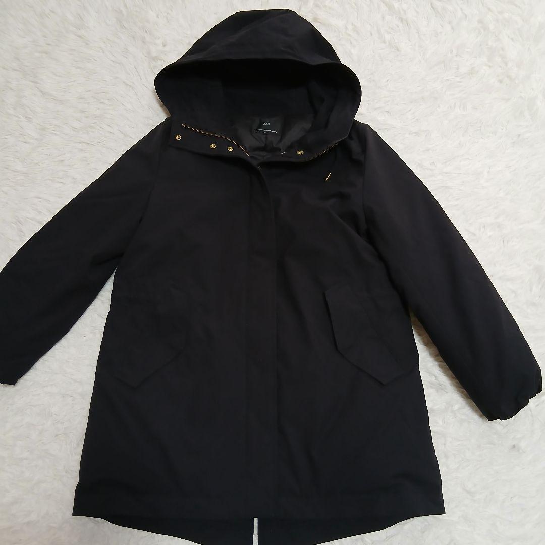 【23区】23AW　ミリタリーダウンコート　ブラック　小さいサイズ34