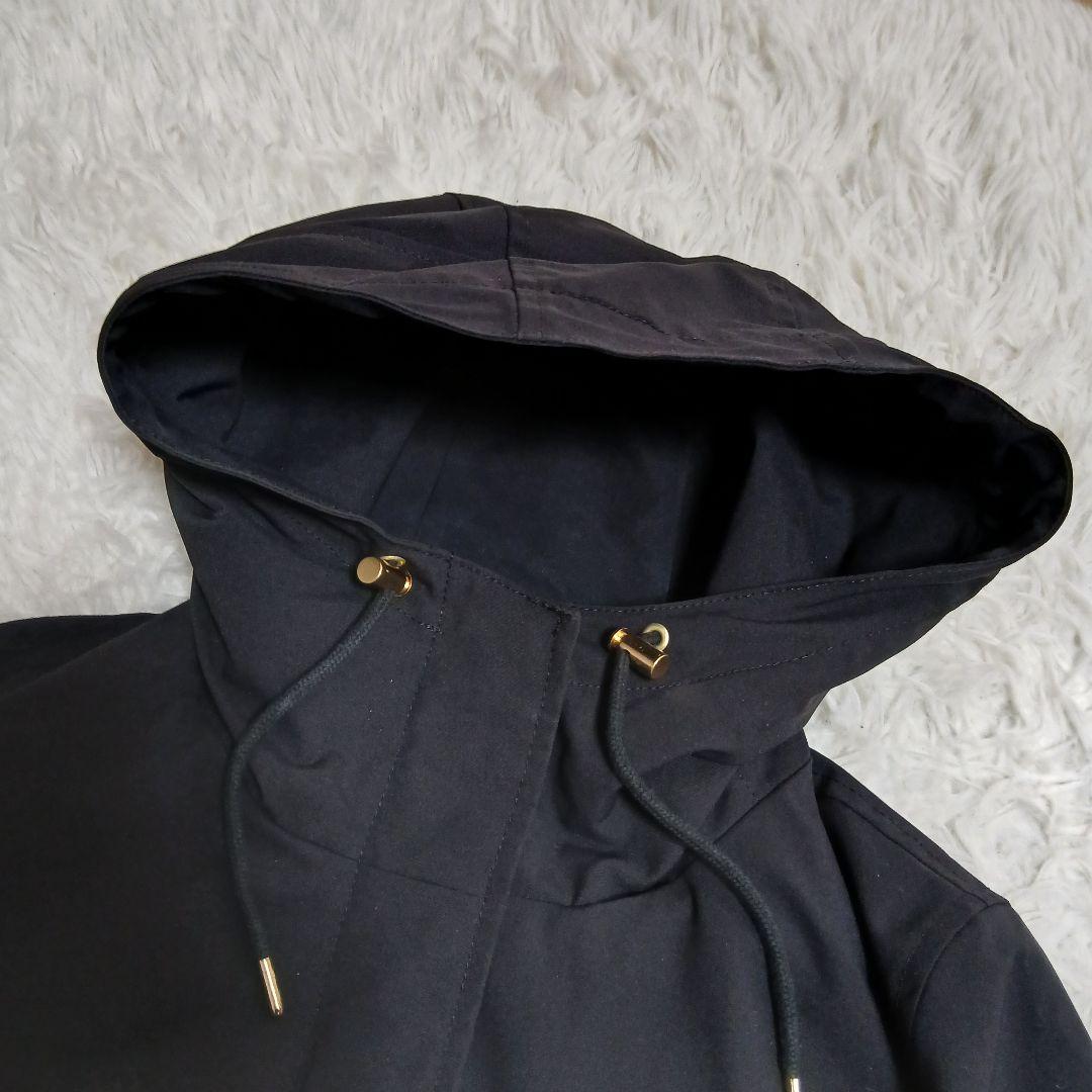 【23区】23AW　ミリタリーダウンコート　ブラック　小さいサイズ34