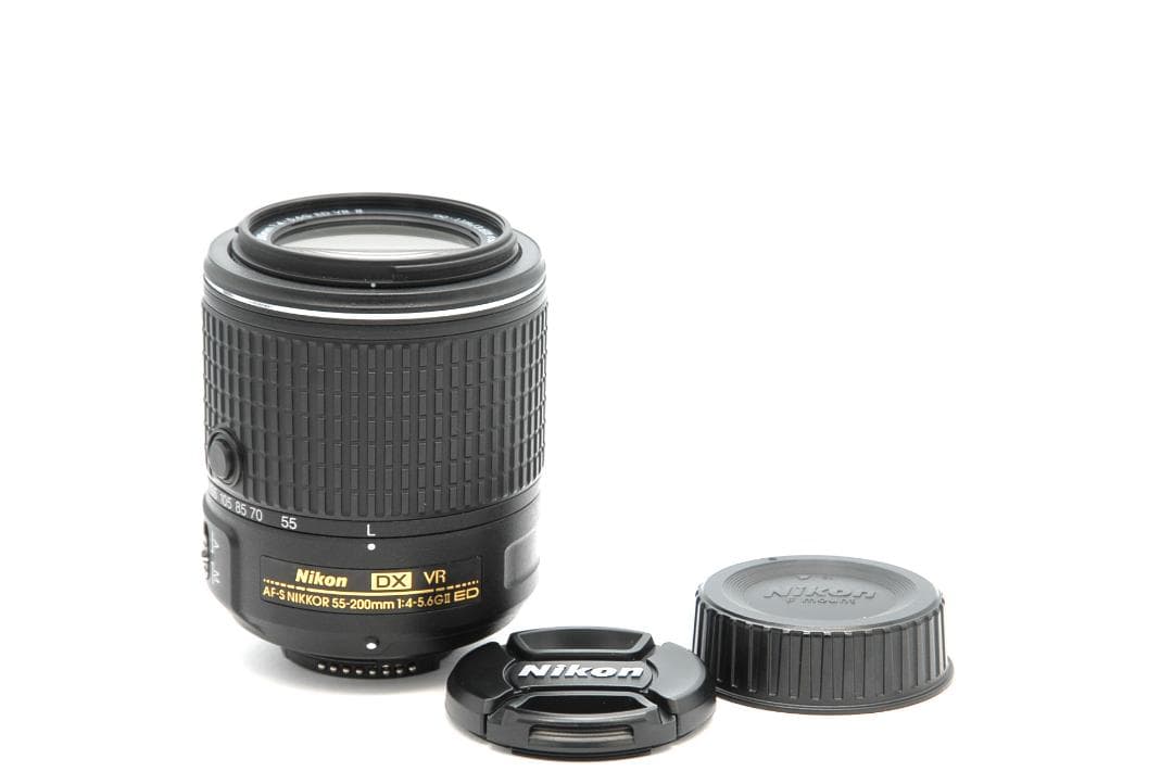 Nikon 55-200mm G Ⅱ VR 望遠ズーム 手ぶれ補正 動作良好