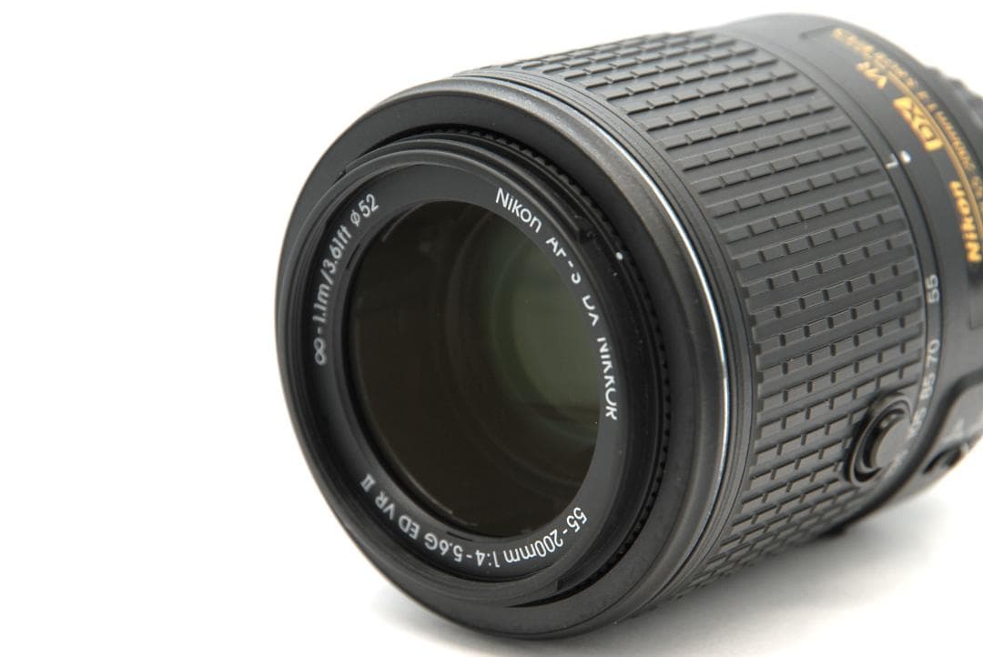 Nikon 55-200mm G Ⅱ VR 望遠ズーム 手ぶれ補正 動作良好