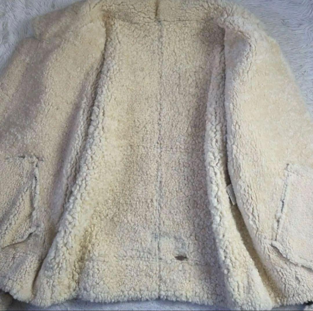 美品】リアルムートン　ジャケット B3