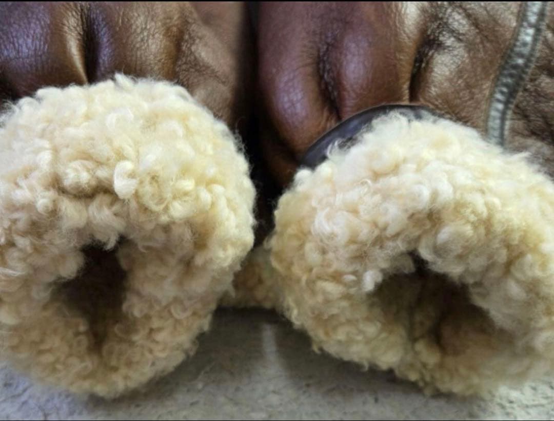 美品】リアルムートン　ジャケット B3