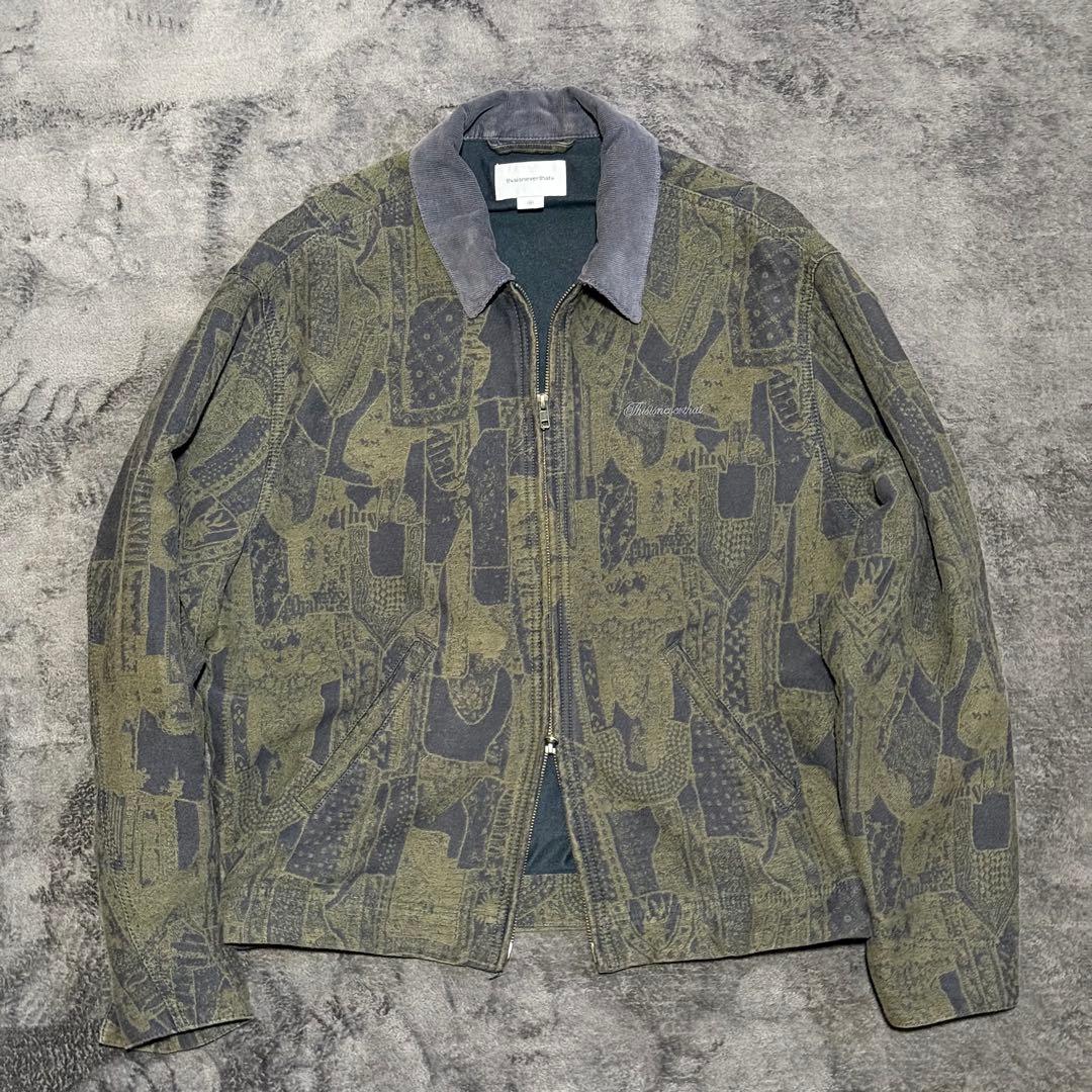 thisisneverthat 美品 ワークジャケット ダブルジップ短丈 ネバザ