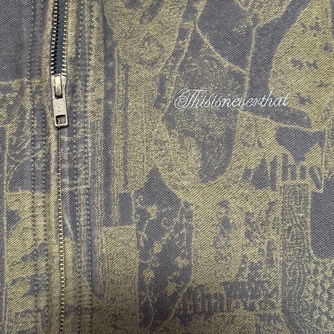 thisisneverthat 美品 ワークジャケット ダブルジップ短丈 ネバザ