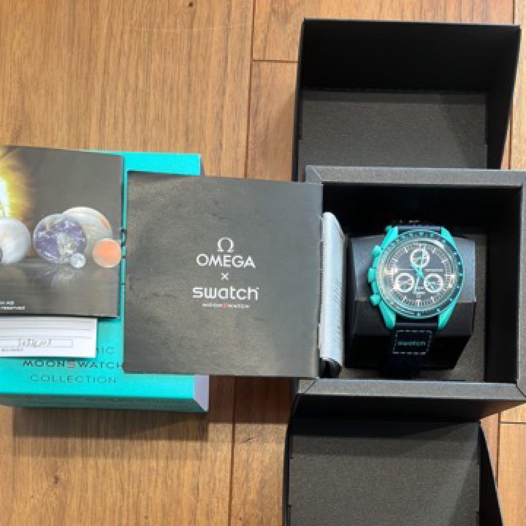 時計 OMEGA x Swatch Bioceramic Moonswatch