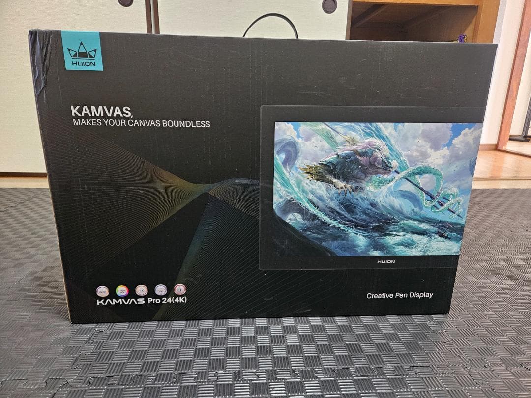 【ほぼ未使用】Huion Kamvas Pro 24 (4K)【液タブ】