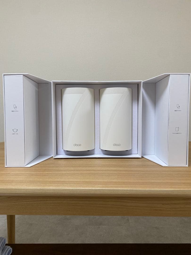 TP-Link Deco BE22000 メッシュWi-Fiシステム 2台セット