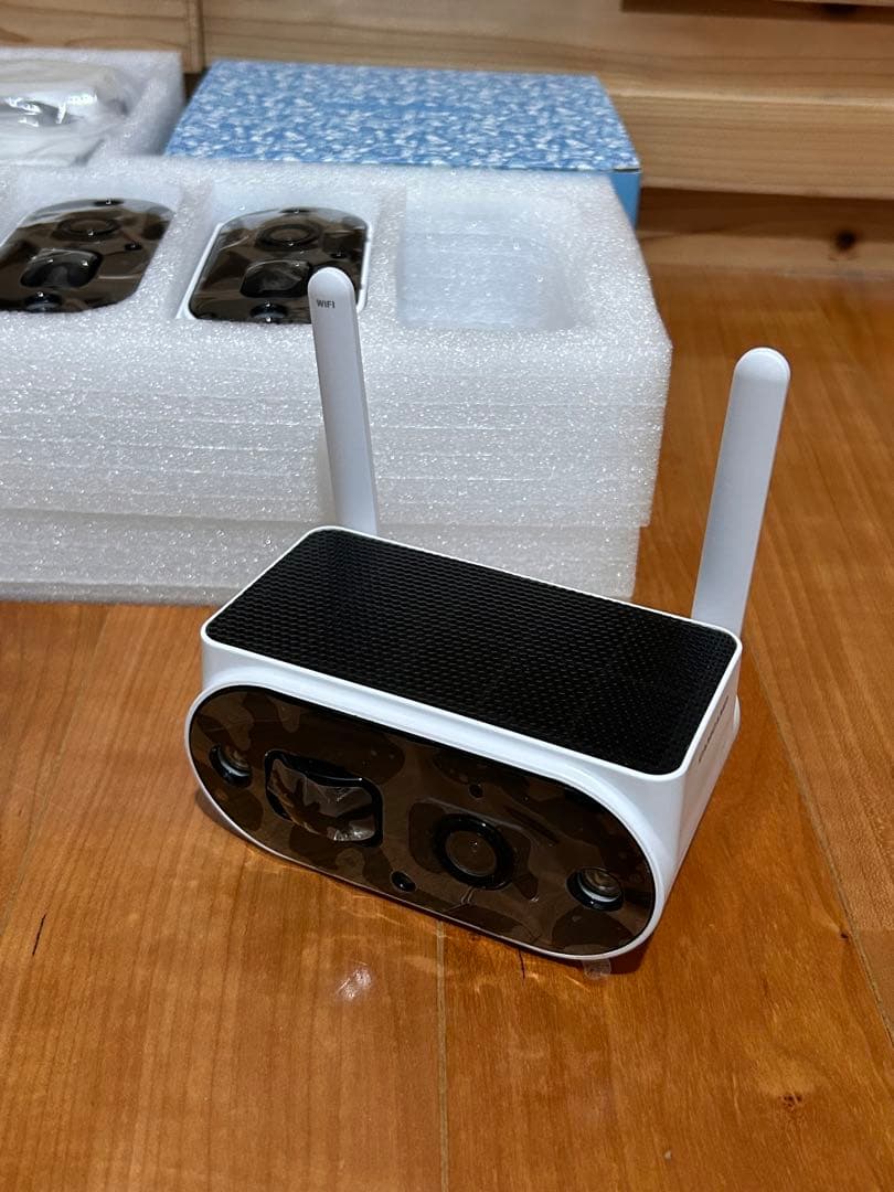 【完全無線・一体型ソーラーパネル】防犯カメラ 400万画素 監視カメラ ソーラー