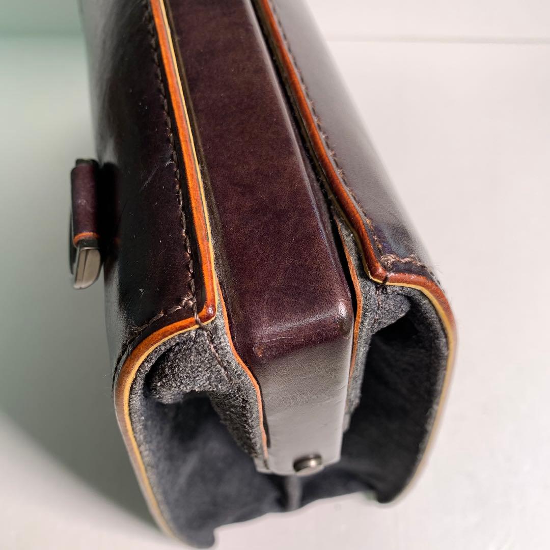 DRAWER ダレスバッグ FIVE WOODS 鍵付き レザー 林五 本革