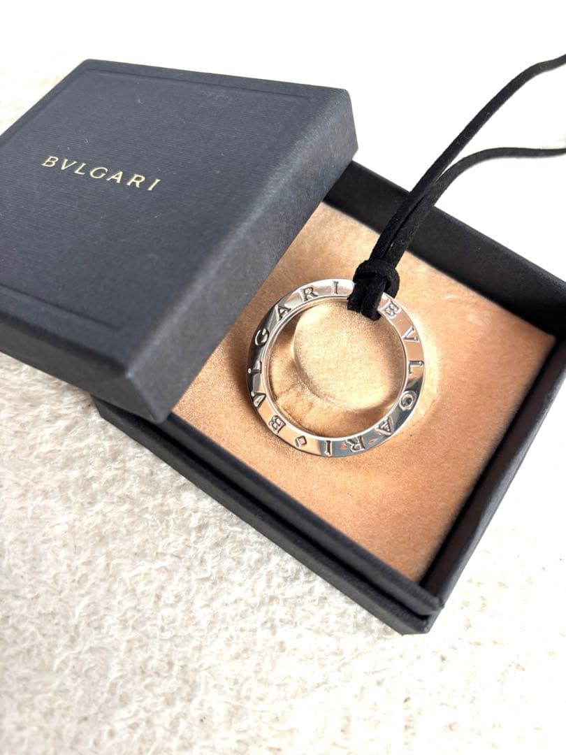 ✨超美品　紐付き BVLGARI ブルガリ・ブルガリ キーリング　箱付き