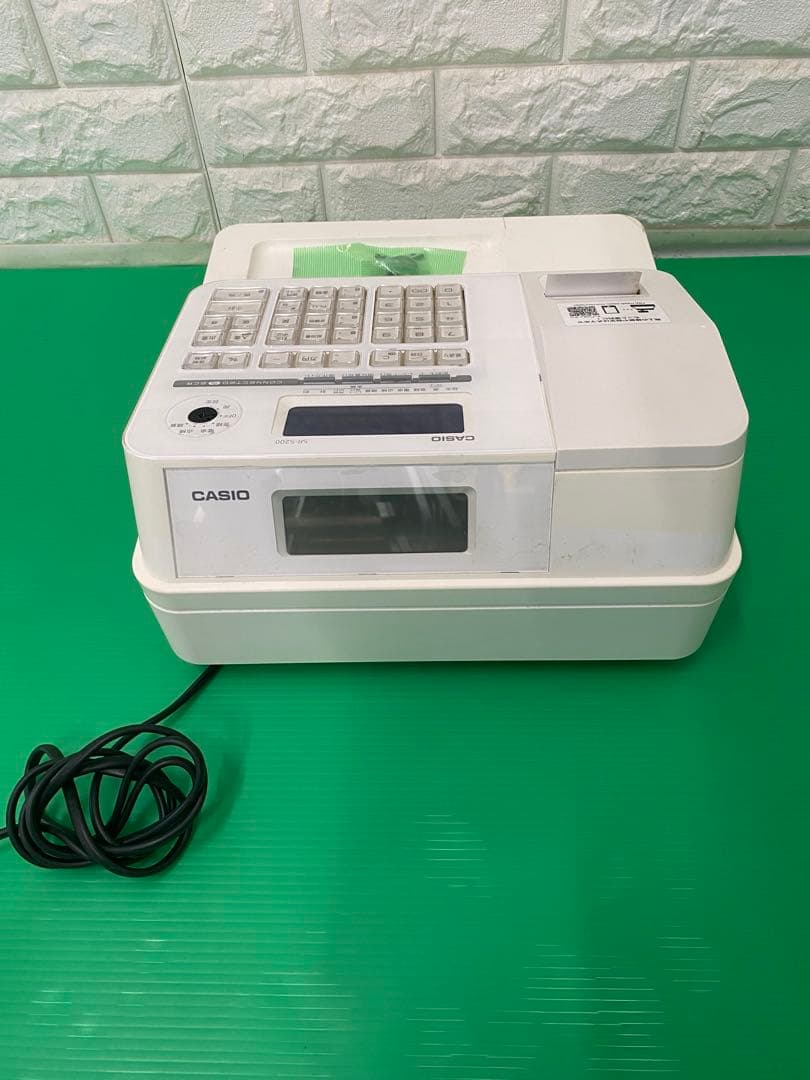 カシオ SR-S200-WE電子レジスター、ホワイトカシオ、Bluetooth