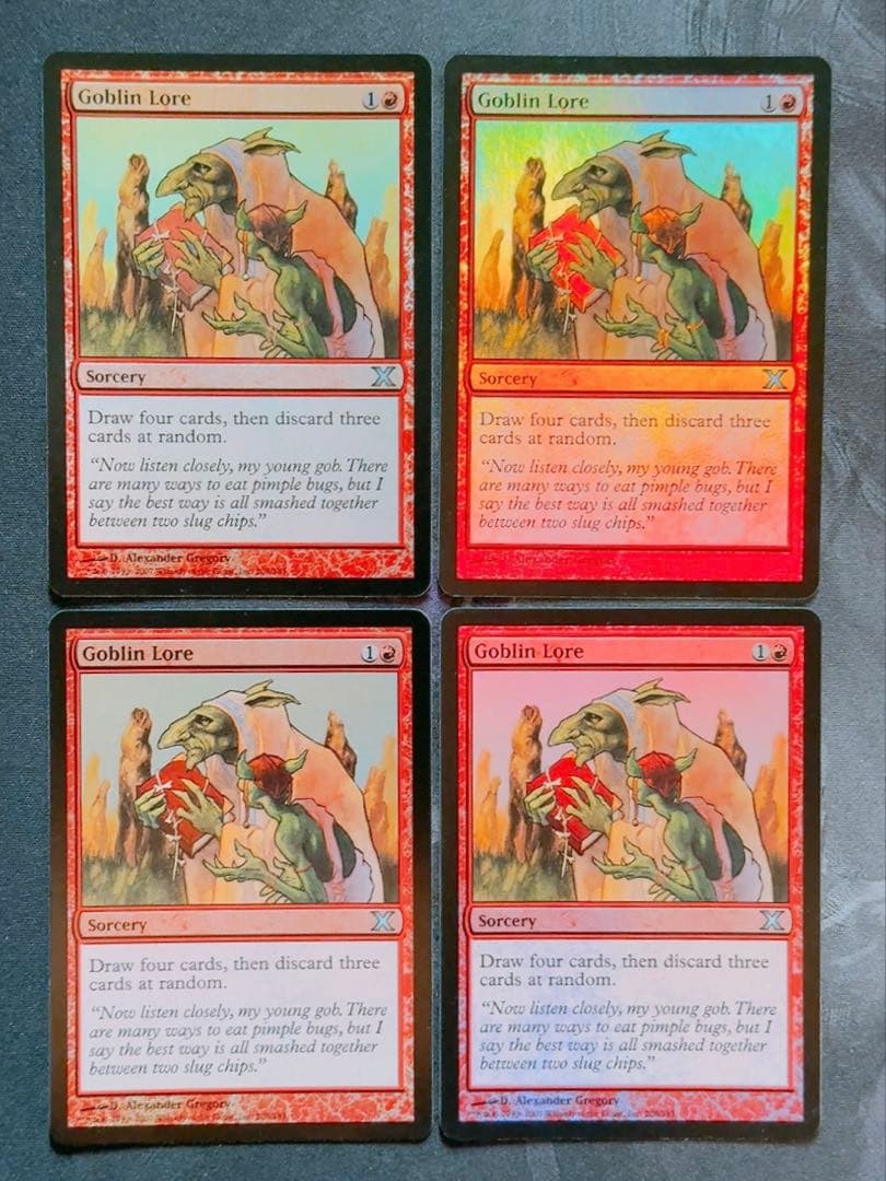 【foil】ゴブリンの知識　英語　4枚セット