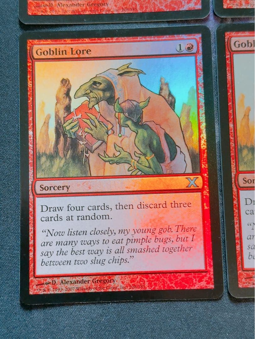 【foil】ゴブリンの知識　英語　4枚セット