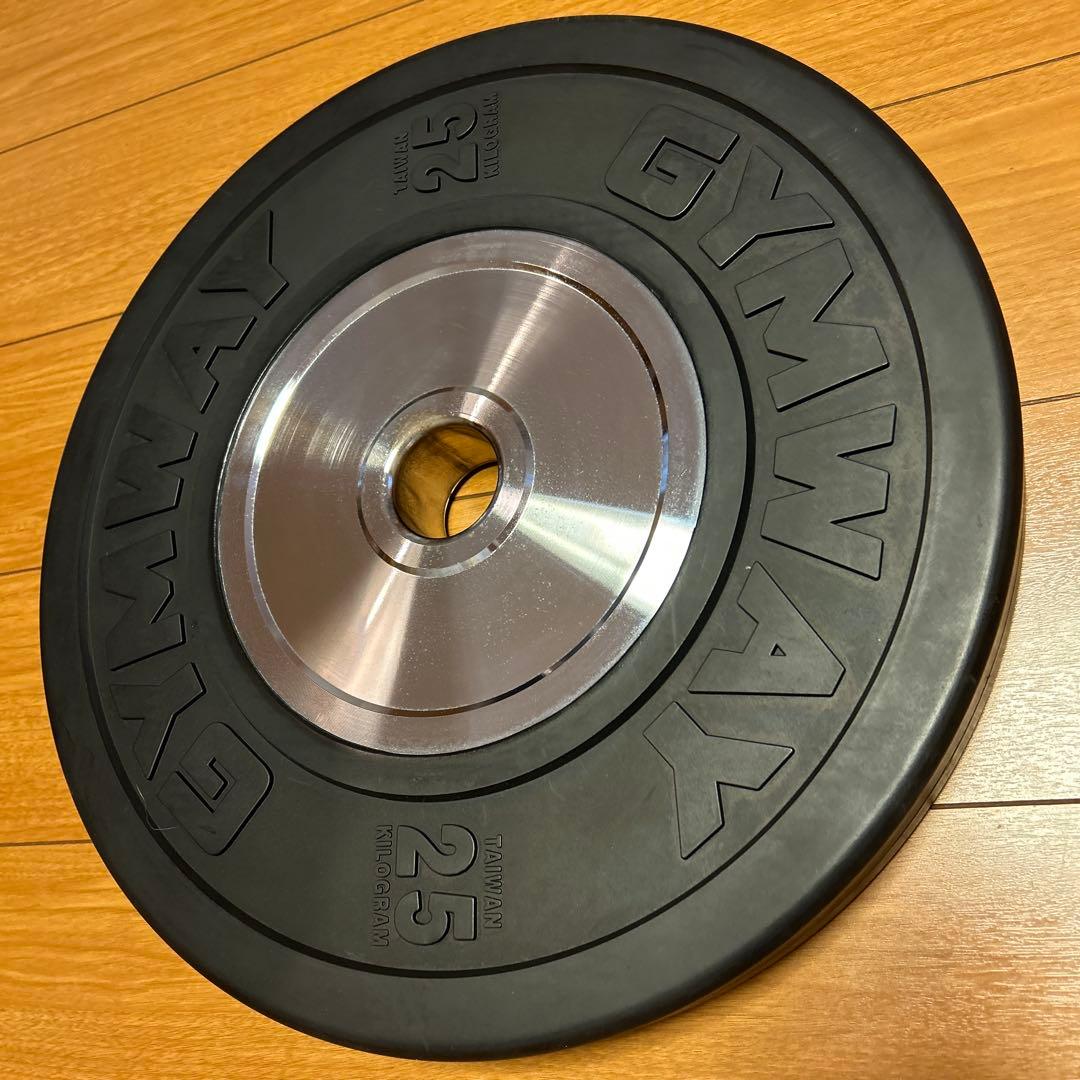 ②GYMWAY ジムウェイ 25㎏ 薄型プレート(①と個別に購入して下さい)