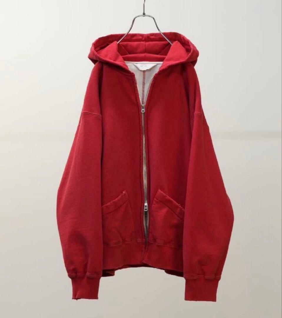 ANCELLM ZIP UP HOODIE RED ヴィンテージ　60s 赤