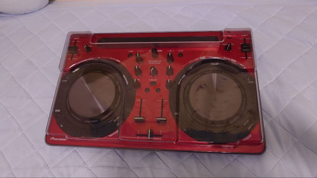 Pioneer DJコントローラー DDJ-WEGO-3 赤 保護カバー付き