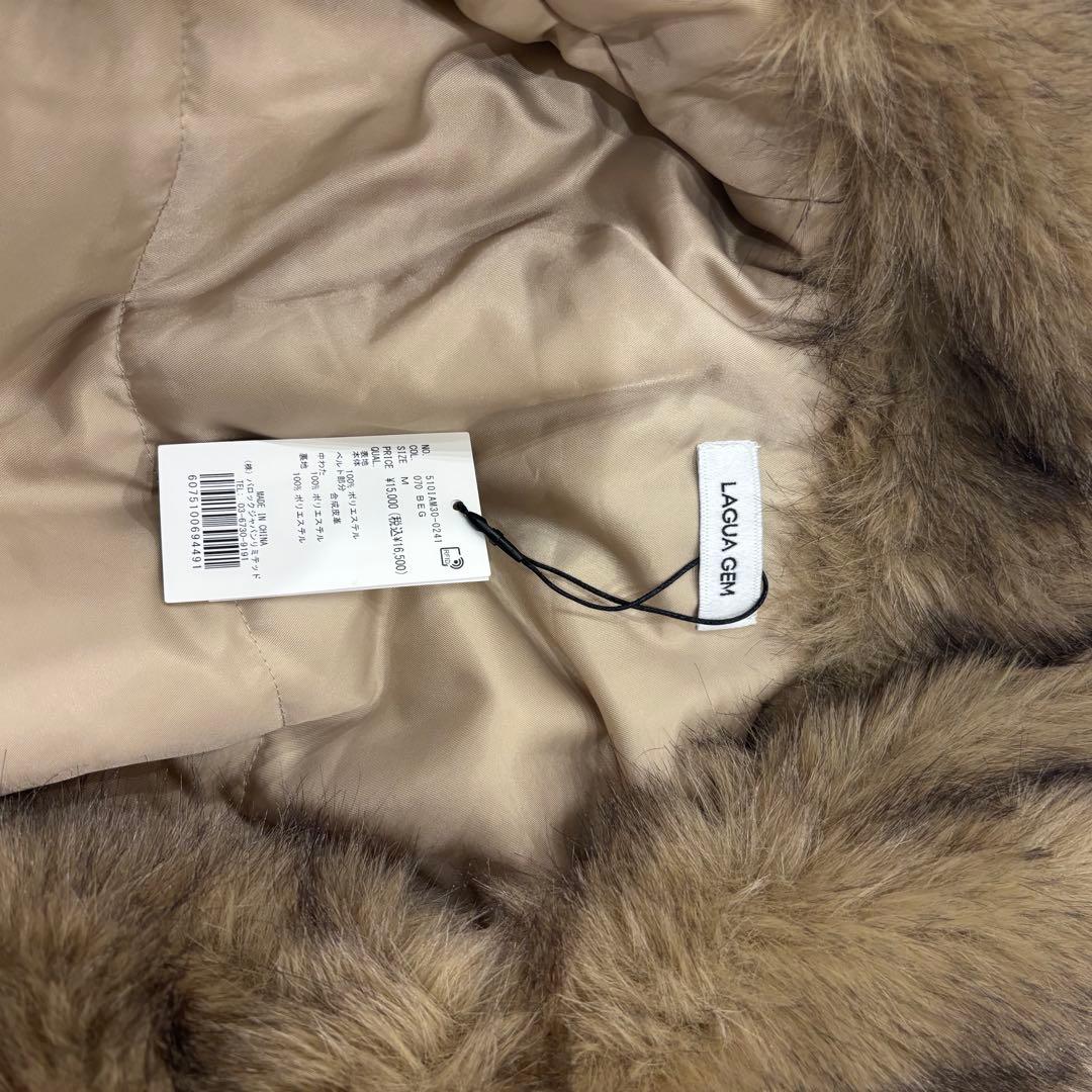 LAGUAGEM POCKET POINT FAUX FUR コート