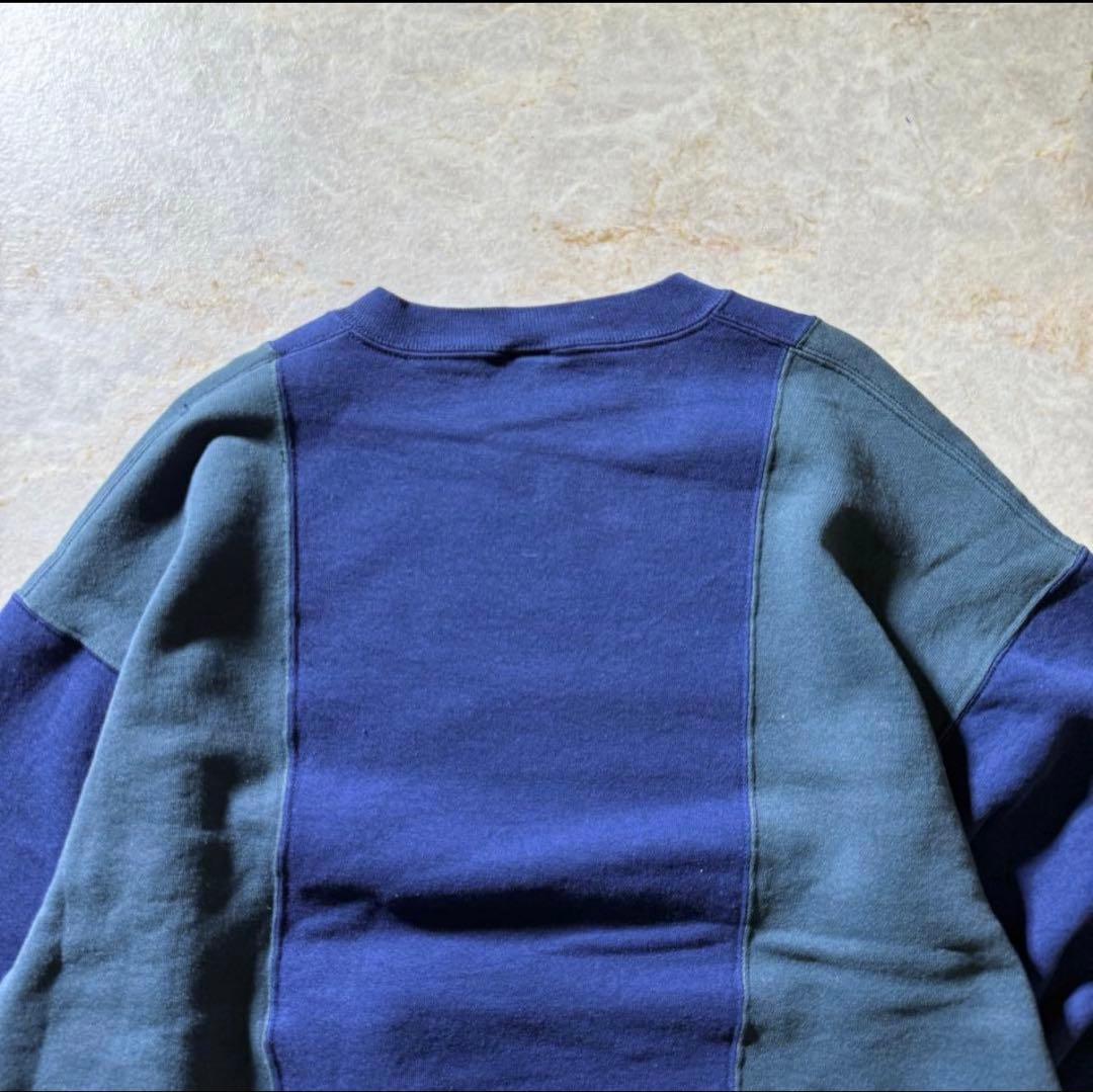 RUSSELL ATHLETICバイカラースウェット短丈USA製90s希少当時物