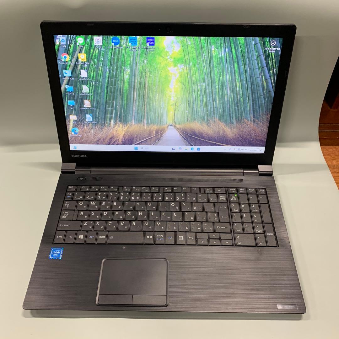 TOSHIBA ノートパソコン/Windows11/オフィス付き