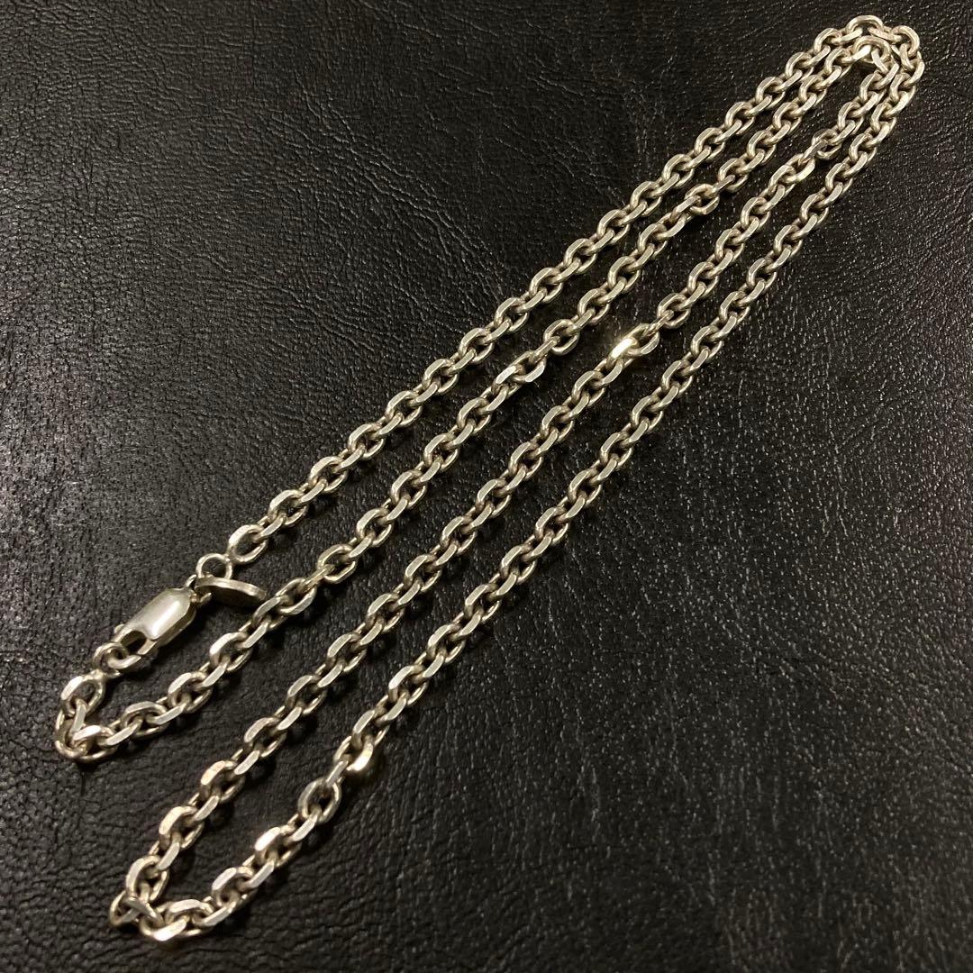 SAAD サード 太角 あずき チェーン シルバー 925 約56cm ４㎜