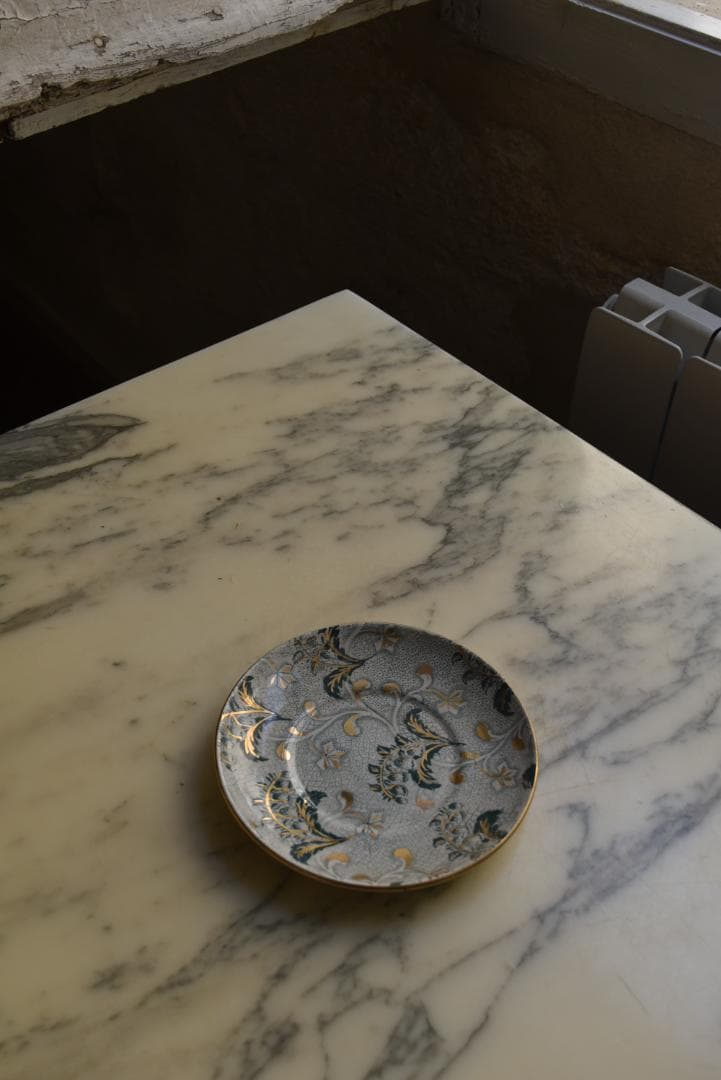 美品クレイユモントロー　ミュゲ　すずらん皿　プレート　フランスアンティーク