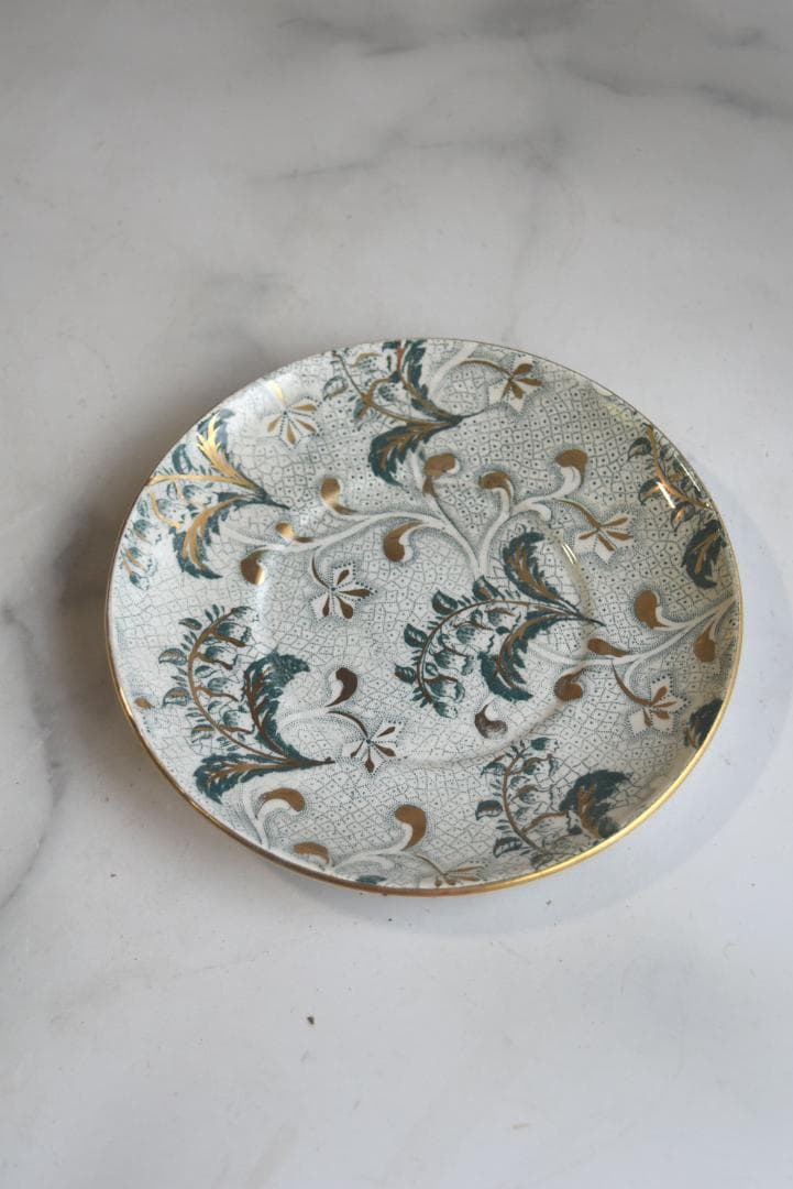 美品クレイユモントロー　ミュゲ　すずらん皿　プレート　フランスアンティーク