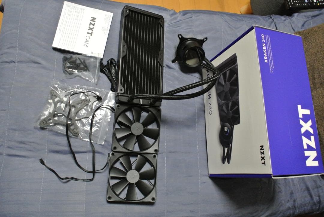 NZXT KRACKEN 240 簡易水冷クーラー　動作品