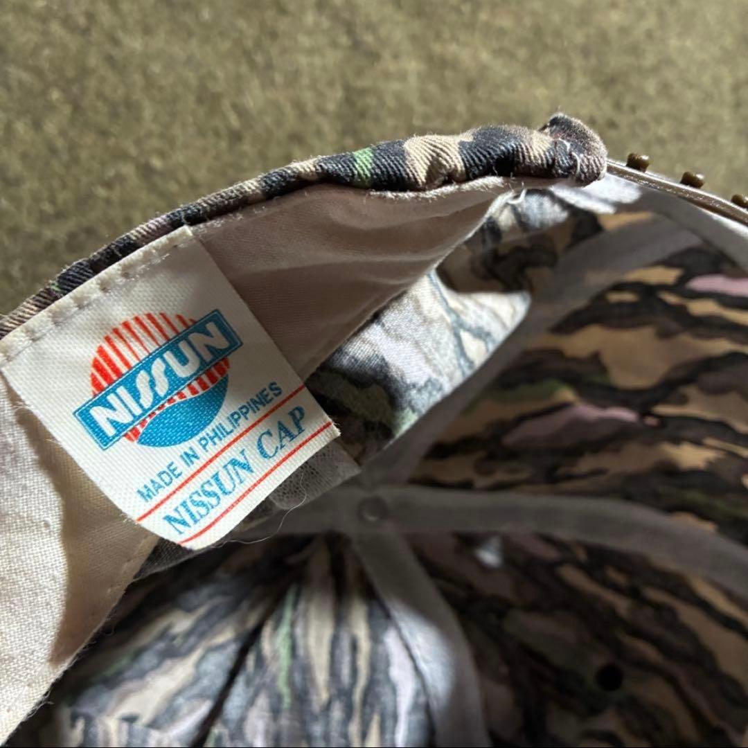 90s Vintage Nissun リアルツリーカモ　キャップ