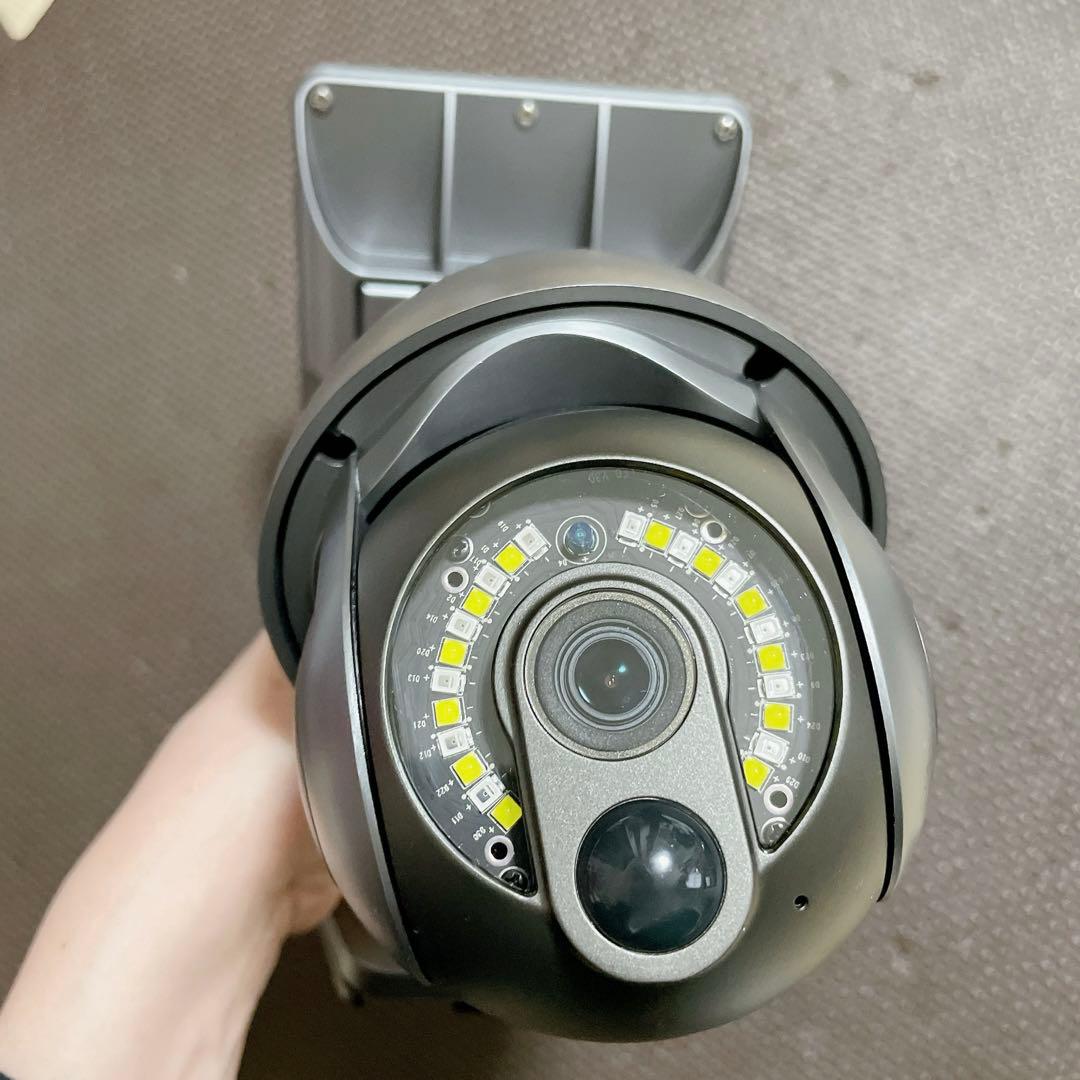 300万高画像 防犯カメラ 屋外 ソーラー ワイヤレス無線 電源工事不要