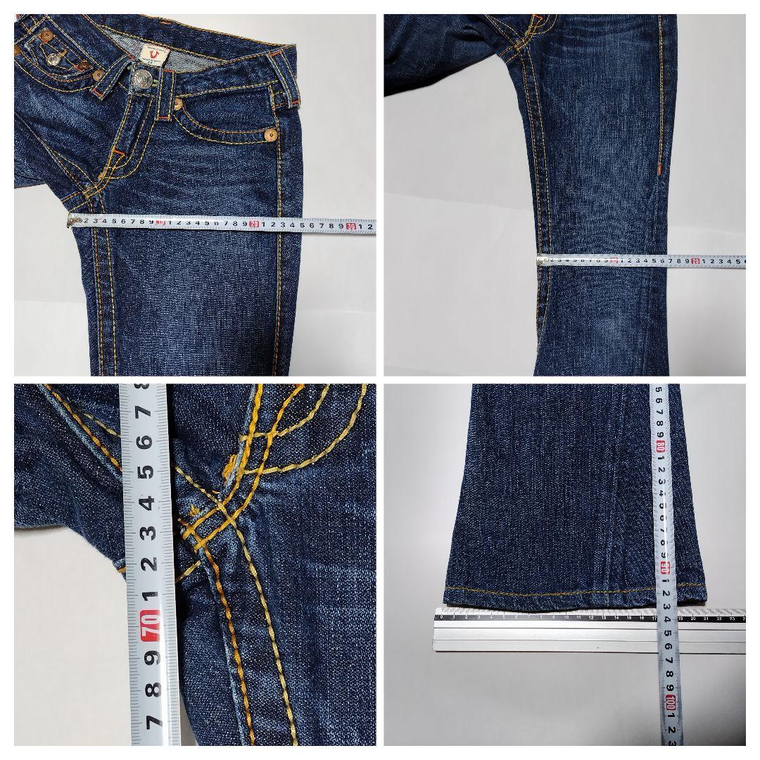 00s TRUE RELIGION レインボー USA製 フレア ジーンズ 24