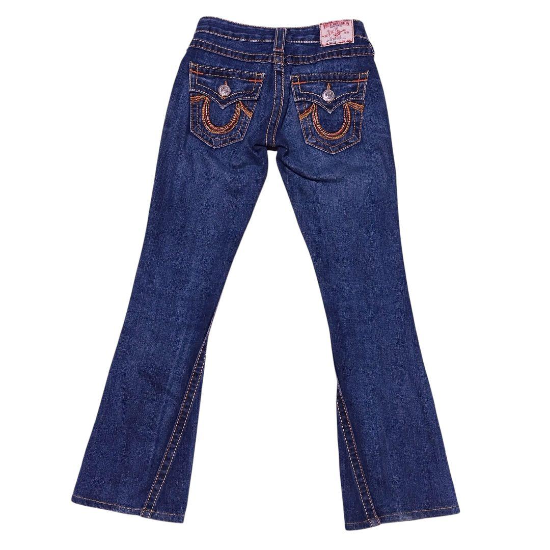 00s TRUE RELIGION レインボー USA製 フレア ジーンズ 24