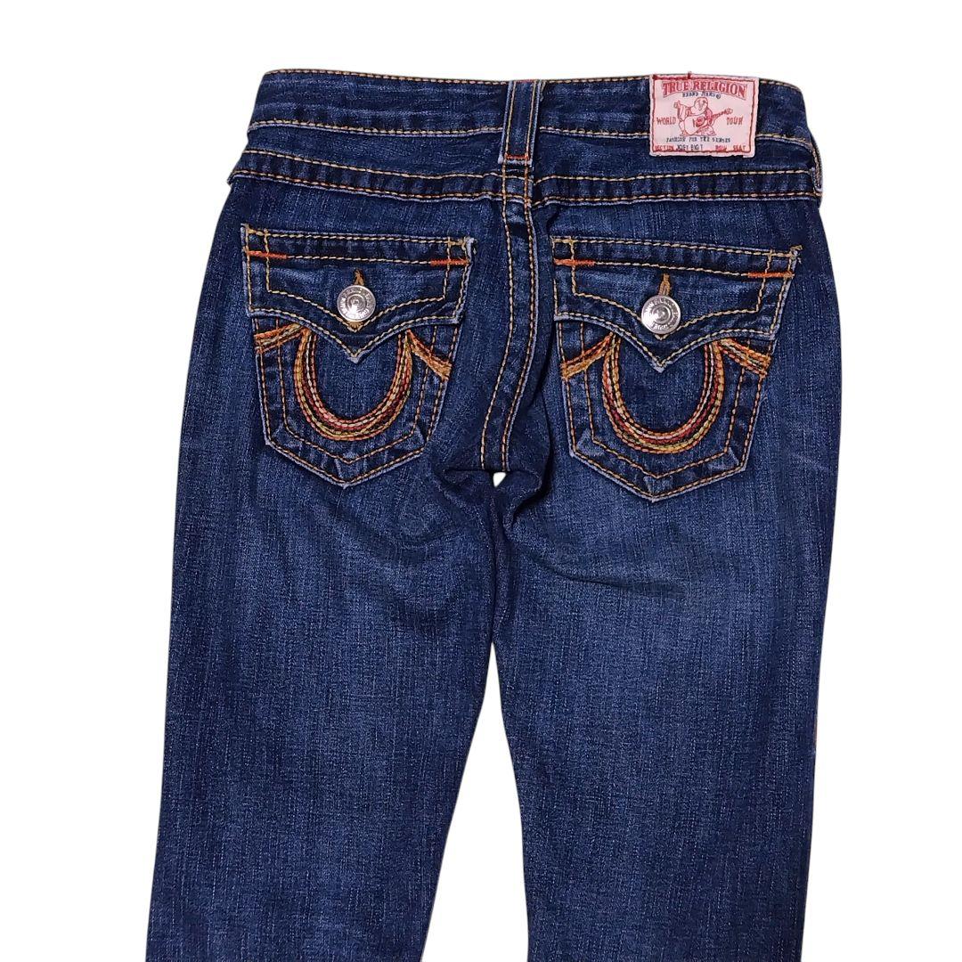 00s TRUE RELIGION レインボー USA製 フレア ジーンズ 24