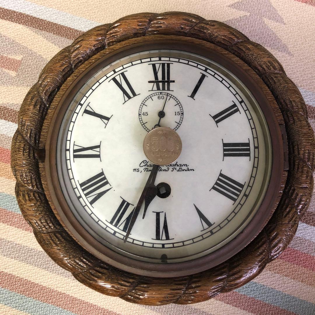 1900年頃　Chas Frodsham 住所入り　船舶時計　動作品　状態良好