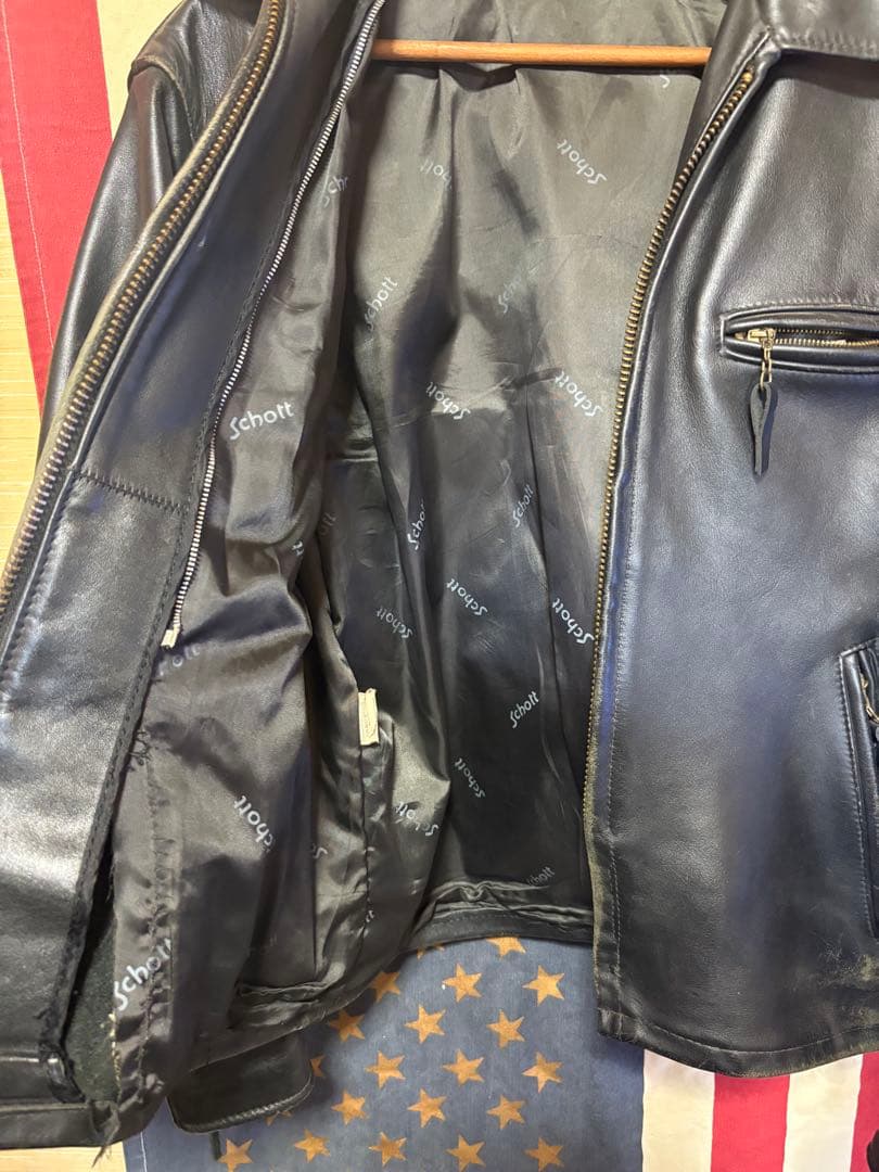 Schott シングルライダース 643 40インチ