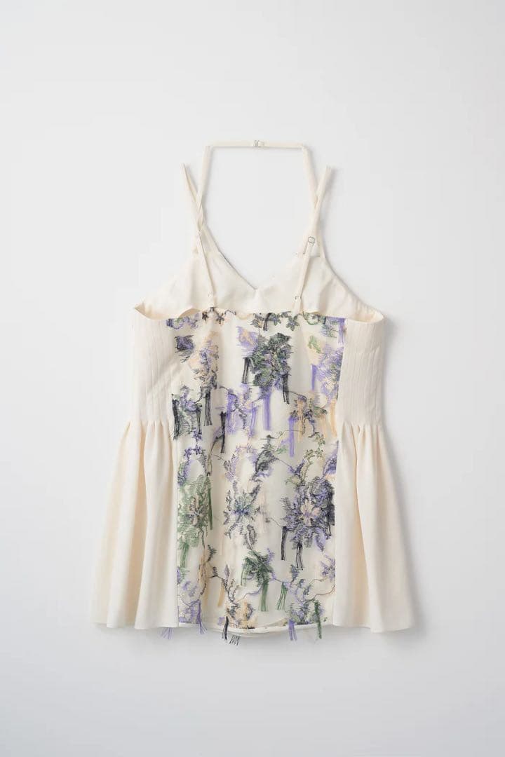 トップス MURRAL Floating flower lace camisole top