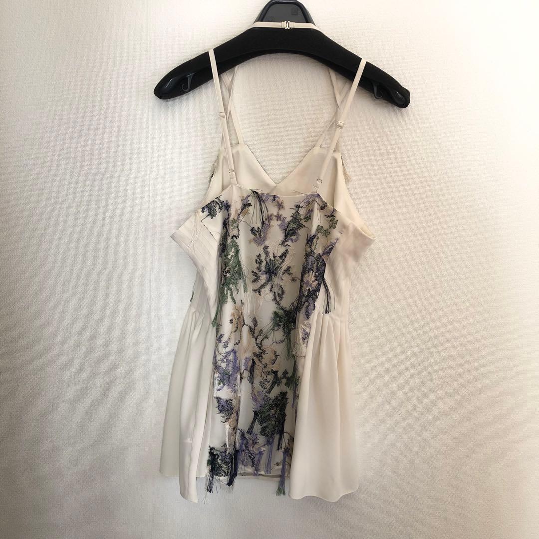トップス MURRAL Floating flower lace camisole top