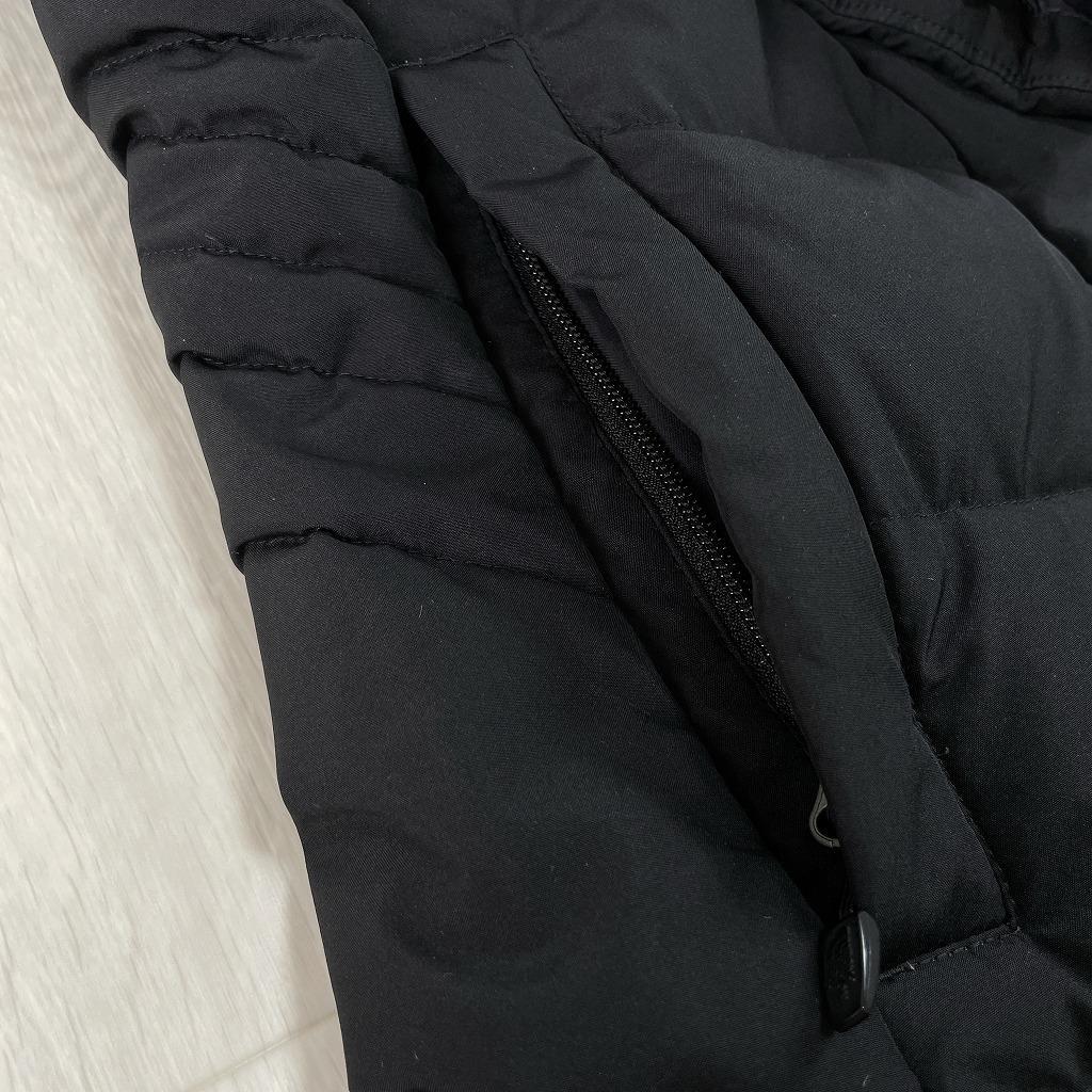 【美品】ノースフェイス　ウィンドストッパー　ロングダウン　ブラック　レディースS