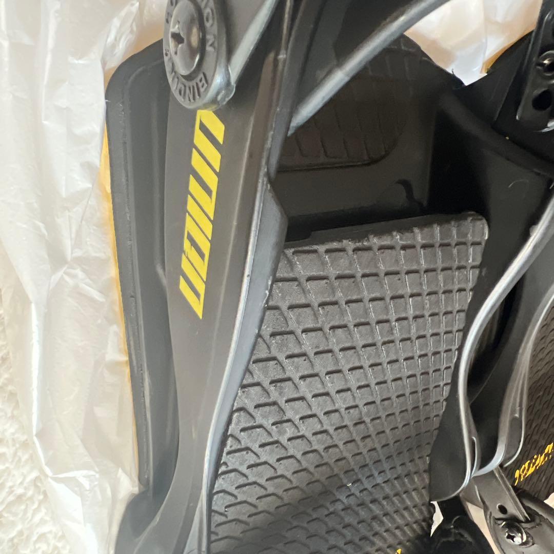 UNION スノーボードビンディング ブラック/イエロー　最終値下げ