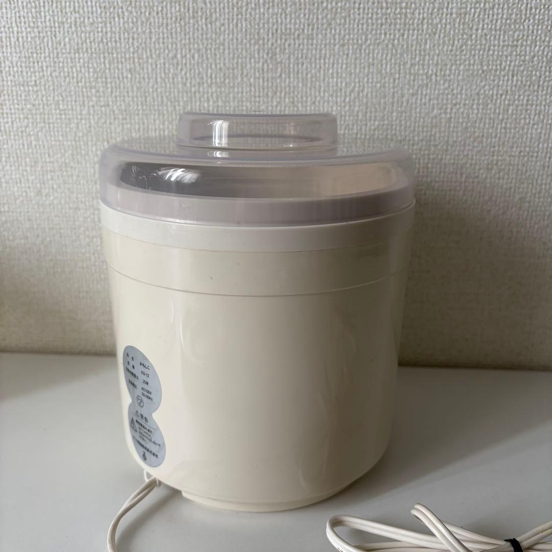 TANICA カモシコ　Ks-12 発酵機　ヨーグルティア　アイボリー　白　醸壷