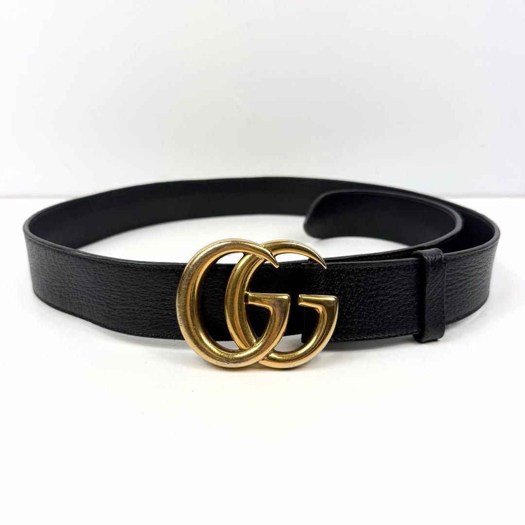 GUCCI グッチ ベルト マーモント ゴールド　バックル