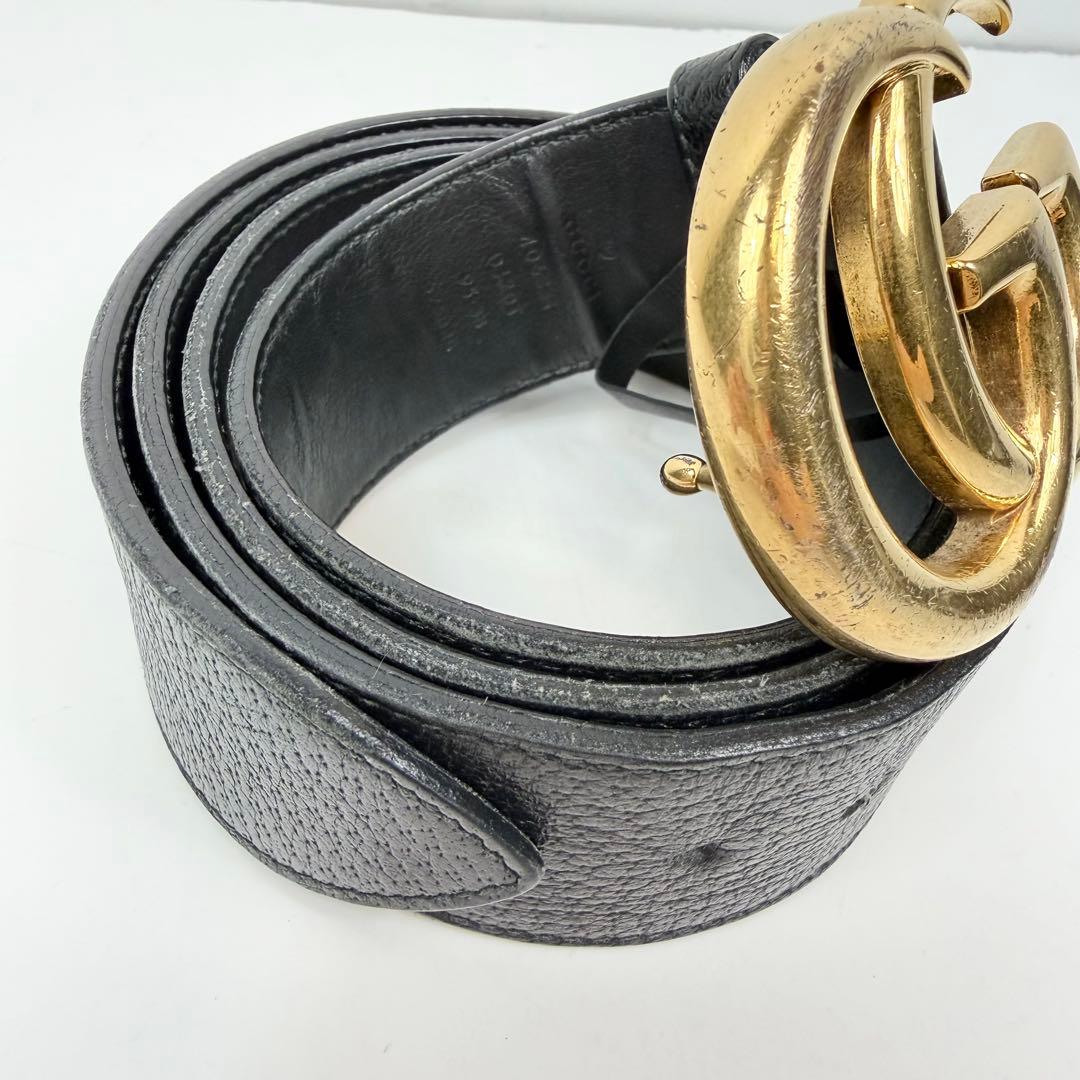 GUCCI グッチ ベルト マーモント ゴールド　バックル