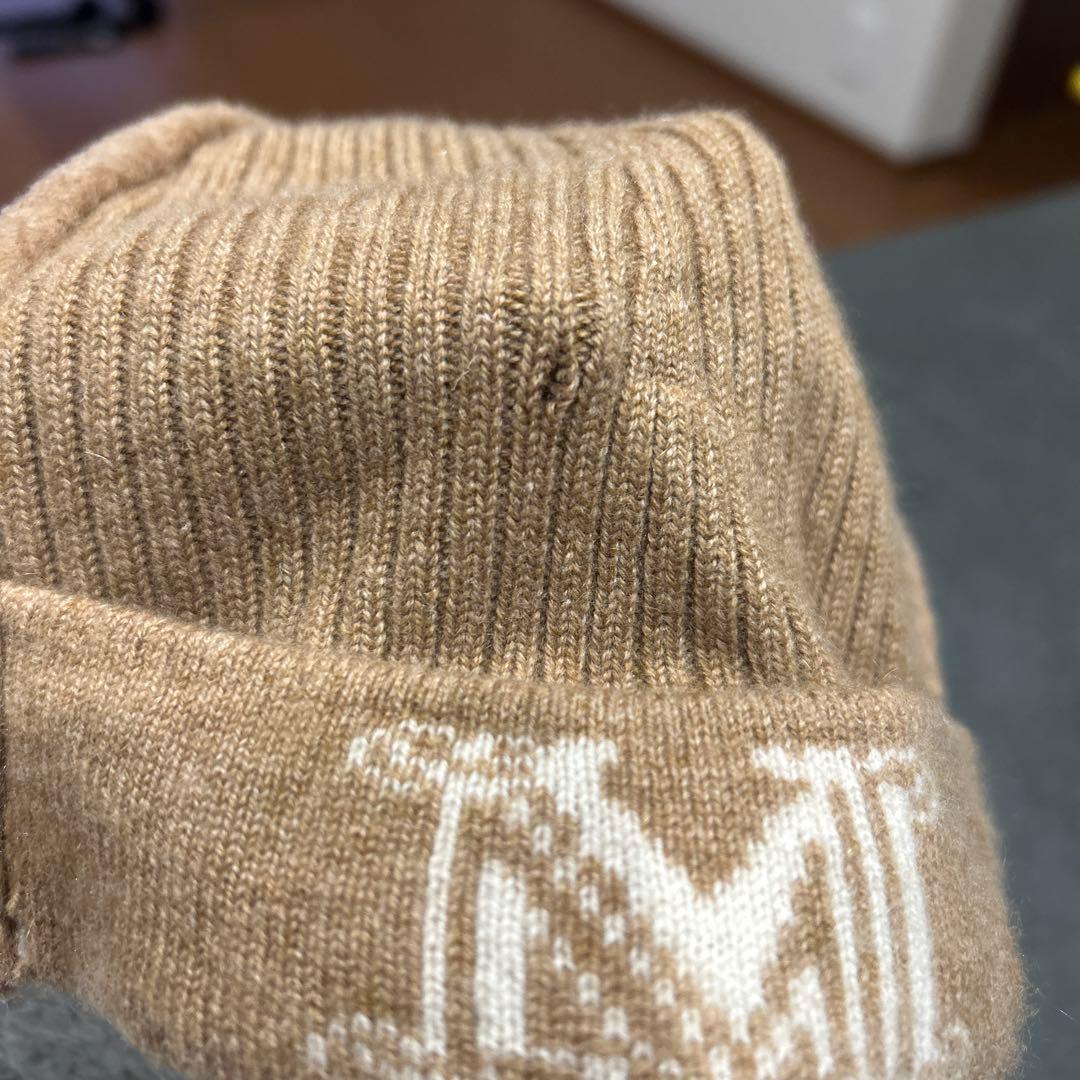 新品タグ付き マックスマーラ カシミヤ ニット 切り替え キャップ