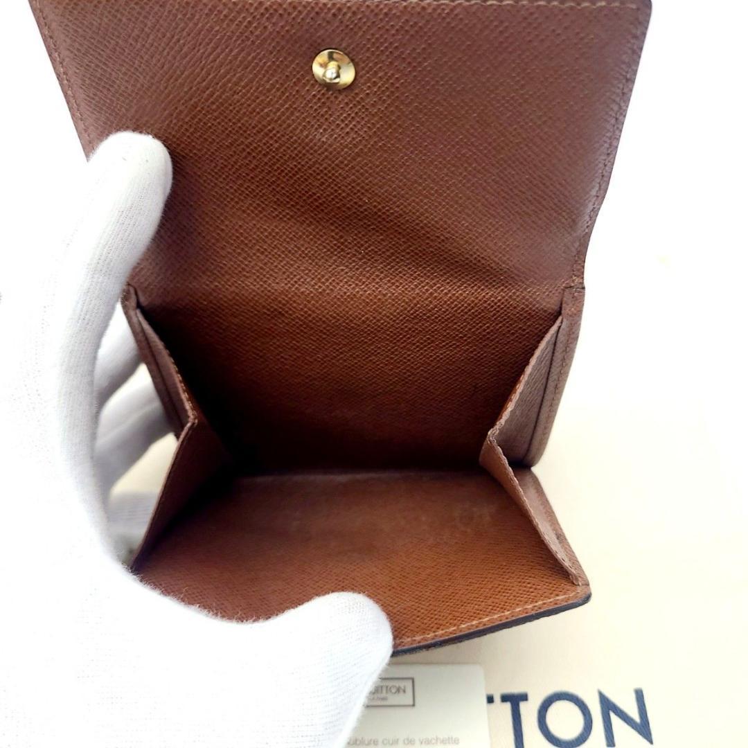 ルイヴィトン モノグラム Wホック財布 ポルトモネビエ カルトクレディ