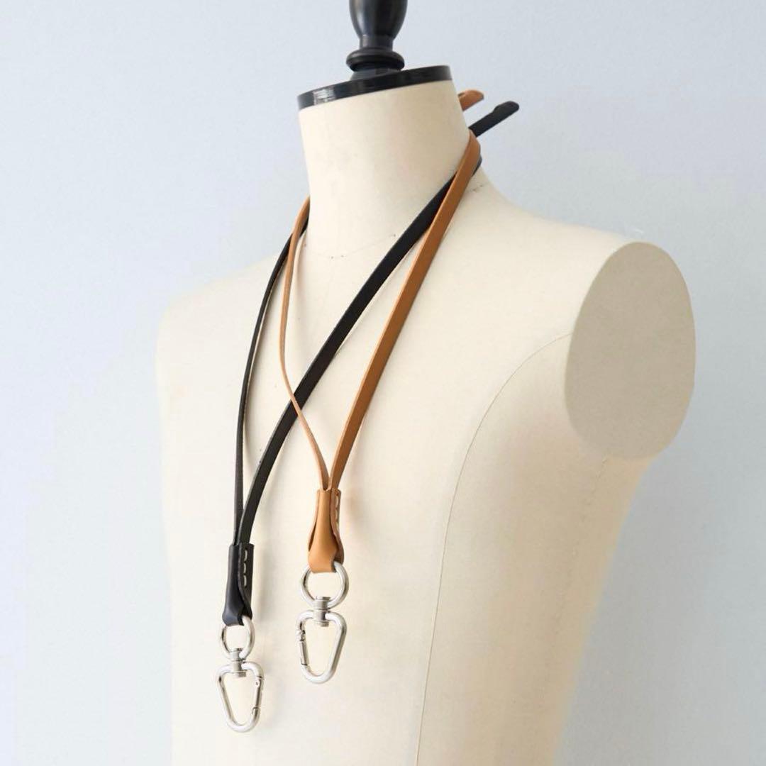 新品未使用　エンダースキーマ　ネックストラップ　ブラック